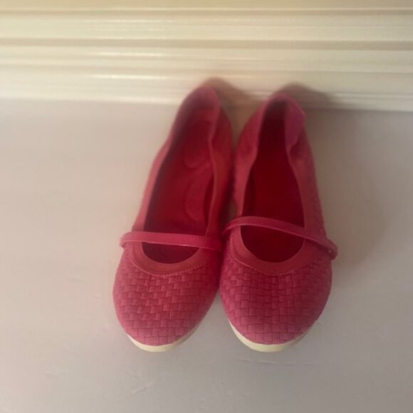 Dexflex Mary Jane Sport Pink Weave Pattern Ballet Flats Women’s Size 8.5M - Picture 7 of 7